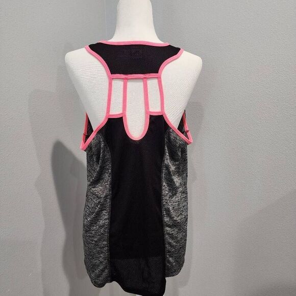 RBX Performance Tank Top Womens XL Large Gray Pink Racerback X-Dri - Picture 2 of 7
